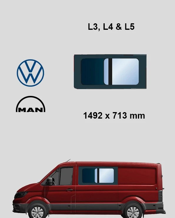 Bo�n� �av� posuvn� okno L3, L4 a L5 | Volkswagen Crafter/MAN TGE