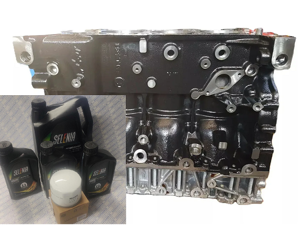 Polomotor - EURO 6   blok motora s piestami a k�ukou + 7 L oleja + filter FIAT DUCATO / DAILY 2,3