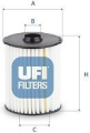 Olejový filter FIAT DUCATO 2,2 JTD 2021--   UFI