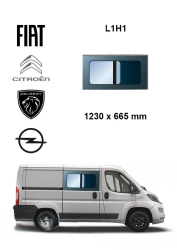 Bo�n� prav� posuvn� okno  JUMPER BOXER DUCATO MOVANO TOYOTA PROACE MAX  8m3, d�ka L1
