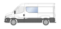 Bon av pevn okno - lepen IVECO DAILY  2014 --