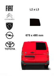 Prav� pevn� okno kr�dlov�ch dver� | Citroen Jumpy / Peugeot Expert / Fiat Scudo / Opel Vivaro  Toyota Proace